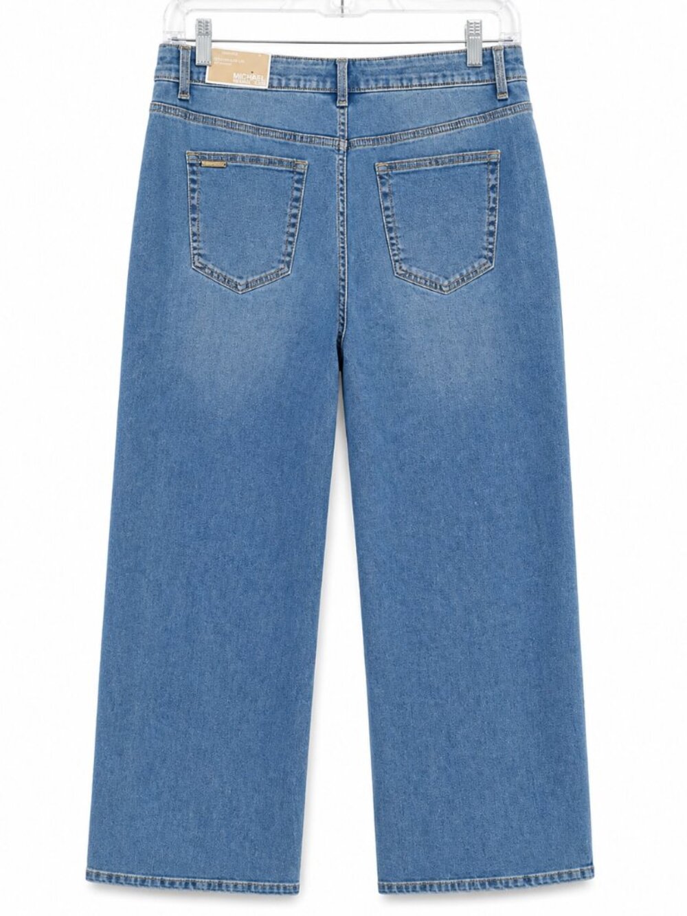 Michael Kors Selma Bootcut Jeans High Rise Medium Wash Blue Denim Size 16 NWT - Picture 3 of 6
